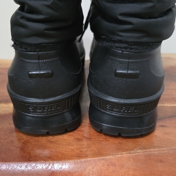 Sorel Women's Black Winter Boots Size 9 - Picture 7 of 15